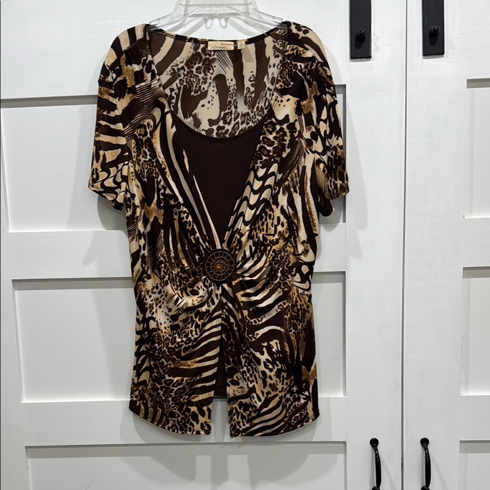 Animal Print Women's Top